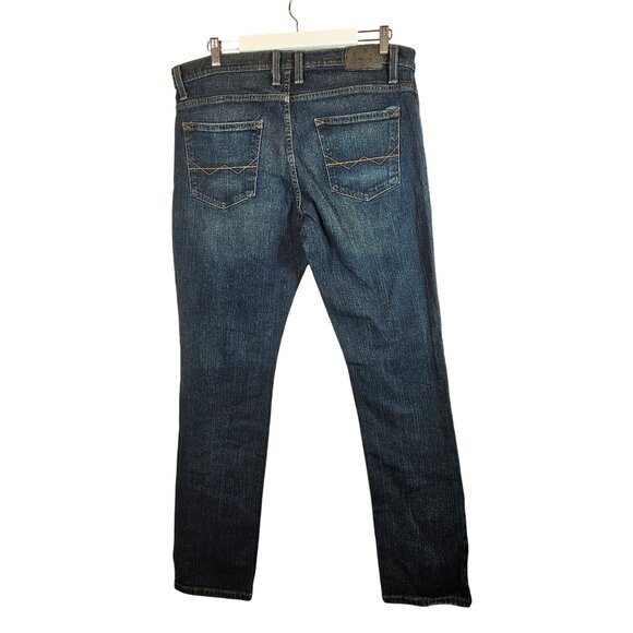 Freeworld Mens 38 Messenger Skinny Stretch Dark Wash Jeans hipster casual retro - Picture 2 of 14